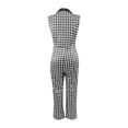 thumbnail image 5 of Mono de tirantes sin mangas informal con botones estampados de verano a la moda para mujer Fridja hfkajh103044, 5 of 5