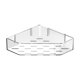 thumbnail image 3 of ¡Oferta Imperdible!, Estante de almacenamiento de triángulos para baño, inodoro, ducha, alta transparencia, perforado, estante de almacenamiento de esquina, estante de baño Akmoler, 3 of 9