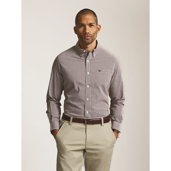 Chaps Men’s and Big Men’s Easy Care Long Sleeve Shirt, Sizes S–2XL