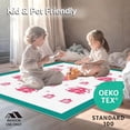 thumbnail image 4 of ODIKA 6'x9' Machine Washable Non-Slip Area Rug, Magical Snowy Village Bathroom Package With Nostalgic Artistry High Traffic Rug, Red, 626949, 4 of 5