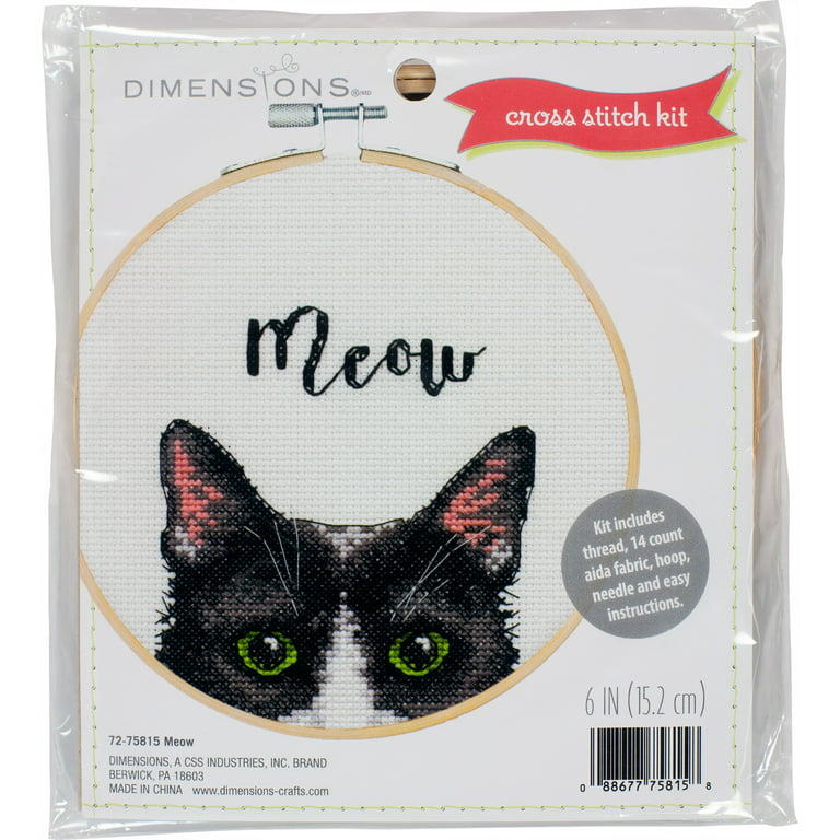 Simplicity Meow Counted Cross Stitch Kit 