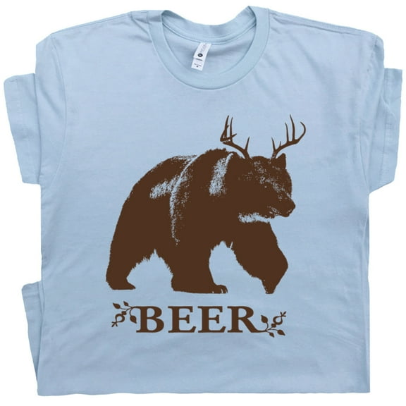 Beer Bear Deer Shirt Funny Beer Shirts for Men Women The Boars Nest Bar Pub Hilarious Drinking Hunting Graphic Tee