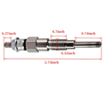 thumbnail image 5 of Aniceparthy 3PCS Glow Plug 16851-65512 for Kubota D722 D902 D905 D1005 D1105 V1505 V1305, 5 of 6