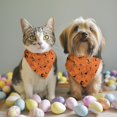 thumbnail image 2 of Dog Bandana 2 Pack,Halloween Orange Background Icons Bandanas for Dogs,Cat Bandana,Small/ Large Dog Bandana 2 Size,Dog Bandanas Girl Boy, 2 of 5