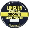 Lincoln Shoe Wax Polish 3 Fl Oz (Brown), Brown, Size 3 Fl Oz