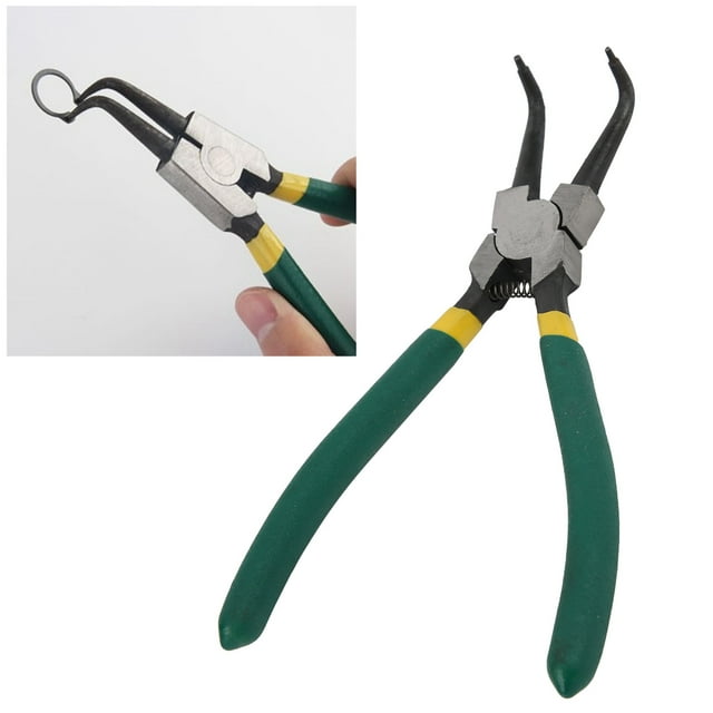 Alicates para herramientas manuales, alicates para anillos de retención, alicates para anillos de retención internos doblados, alicates para anillos de retención doblados, confiables y duraderos