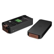 Angle View: Duracell PM1PB1 PowerMat Travel Mat, 4200 mAh, Black