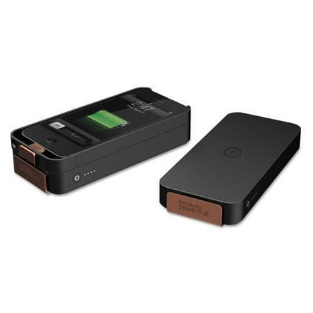 Duracell PM1PB1 PowerMat Travel Mat, 4200 mAh, Black