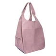 thumbnail image 1 of Oversized Bag Solid Color Large Capacity Faux Leather Vintage Foldable Tote for Vacation, 1 of 10