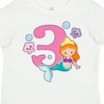 thumbnail image 4 of Inktastic I Am 3 Years Old Birthday with Mermaid Girls Toddler T-Shirt, 4 of 5