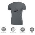 thumbnail image 3 of Coolnut Men's T Shirt Odor Protection Short, Koala Flying On The Rocket Mens Short Sleeve Tees, Grey Crew-Neck Casual Tee Shirts, L, 3 of 6