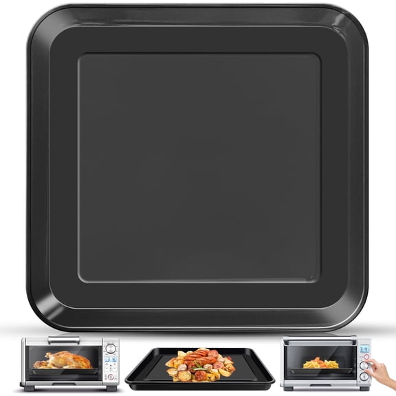 10" × 10" Enamel Baking Pan for Breville Compact Smart Oven,Food Grade Non-stick Toaster Oven Replacement Parts Accessories Compatible with Breville Mini Smart Toaster Oven, Dishwasher Safe