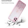 thumbnail image 3 of Glitter Sequin Gradient Case for iPhone 11 Pro Max 6.5 inch, Bling Glitter Design Transparent Shockproof Clear Pattern Silicone Gel Back Cover Protective Case - Pink, 3 of 9