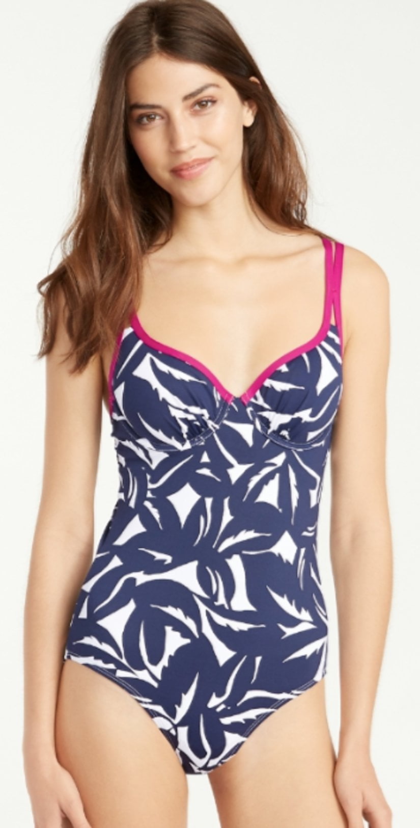 Tommy Bahama - V-Neck One Piece Swimsuit