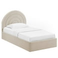 thumbnail image 5 of Solana Twin Platform Bed in Almond, 5 of 9