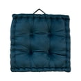 thumbnail image 1 of Bewildely Cojín de piso de apoyo y transpirable para una experiencia sentada Cómoda almohada de cojín de tatami Conjuntos de muebles de dormitorio azul eléctrico 42*42 cm (espesor 10 cm), 1 of 6