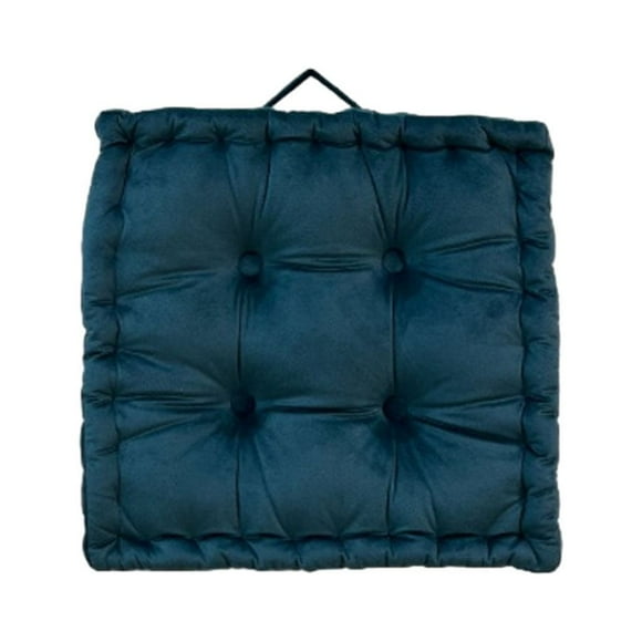 Cojín de Tatami Advancent Puf Cuadrado Azul Eléctrico 42*42 cm