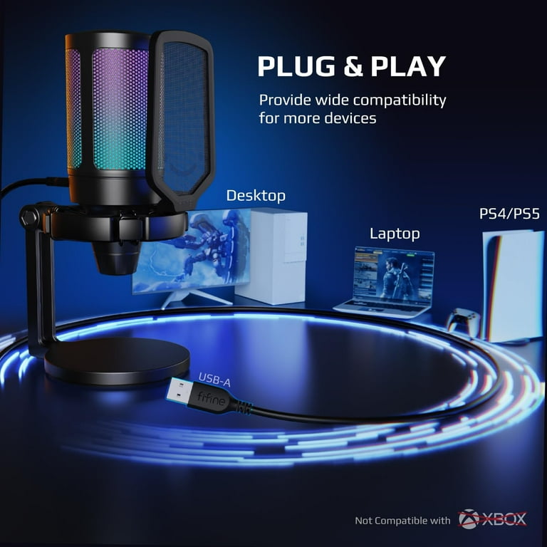 Fifine Best Mic For Streaming Xbox One Free Shipping! FIFINE