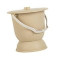 thumbnail image 5 of TOOYFUL Portable Bedpan Pot Night Commode Bucket Spittoon with Lid and Handle Chamber Pot for Children Female Male Indoor Home Yellow, 5 of 9