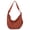Orange, variant on Crescent Shoulder Crossbody Bags for Women Nylon Slouchy Sling Crescent Hobo Bag High-Quality Handbag Cross Body Purse