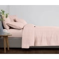 thumbnail image 4 of Cannon Heritage Solid 100% Microfiber Polyester Peach Blush 2-Piece Twin XL Quilt Set, Solid Casual themed, Adult Bedding, OEKO-TEX Certified, 4 of 6