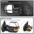thumbnail image 4 of Spec-D Tuning Chrome Power Heated Tow Mirrors+LED Signal+Puddle 22Pin & 8Pin Compatible with 2015-2020 Ford F150 Left + Right Pair, 4 of 7