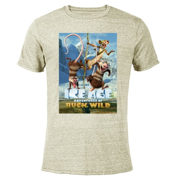 The Ice Age Adventures of Buck Wild - Short Sleeve Blended T-Shirt for Adults - Customized-Yellow
