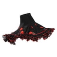 thumbnail image 3 of Yunhgft Big swing ladies flamenco rock dress maxirock dance rock dance dresses for Latin Red, 3 of 9