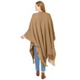 thumbnail image 2 of Woman Within Plus Size Fringed Cape Sweater, 2 of 6