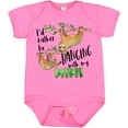 thumbnail image 3 of Inktastic Id Rather Be Hanging with My Mimi Cute Sloths Boys or Girls Baby Bodysuit, 3 of 5