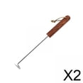 thumbnail image 1 of Para Voltear Carne Para Barbacoa, Fáciles De Limpiar, Para Salchichas, Parrilla De Barbacoa, 31,8 X 3,7 Cm, 1 of 8