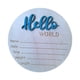 thumbnail image 2 of Letrero de recuerdo para bebé recién nacido, letrero de madera con texto "Hola Mundo" para decoración de guardería, baby shower. Azul, 2 of 9