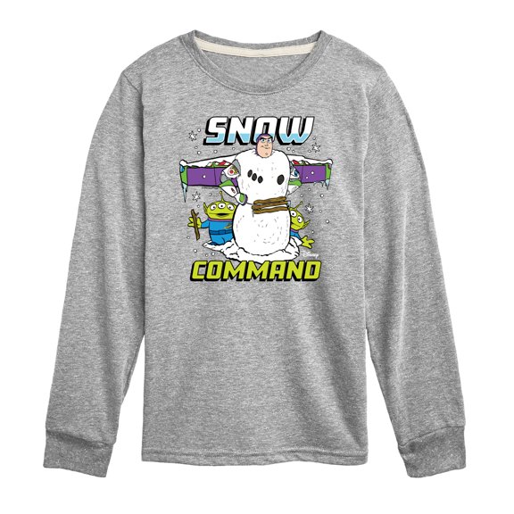 Toy Story - Snow Command - Toddler And Youth Long Sleeve Graphic T-Shirt