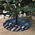 thumbnail image 2 of FMSHPON Pattern SetTribal Motifs Xmas Christmas Tree Skirt Stand Mat for Holiday Party Decoration Indoor Outdoor 36 inches, 2 of 3