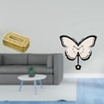 thumbnail image 2 of Elegante Juego De Almacenamiento De Pañuelos Y Reloj De Pared Decorativo Para El Hogar, El Baño, La Oficina, El Comedor, La Habitación De Los Niños, Soporte Con Diseño De Mariposa De Granja, 2 of 7