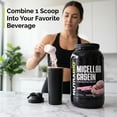 thumbnail image 5 of NutraBio Micellar Casein Protein Powder-Casein Protein Powder Strawberry- Slow Digesting - Muscle Growth - Essential Amino Acids - Non-GMO - Gluten & Soy Free-2 lbs Strawberry Ice Cream, 5 of 9
