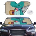 thumbnail image 2 of Balery Cool Dino Playing Skateboard Print Car Windshield Sun Shade,Windshield Sunshade for Car Pickup Truck SUV Accessories-Medium, 2 of 7