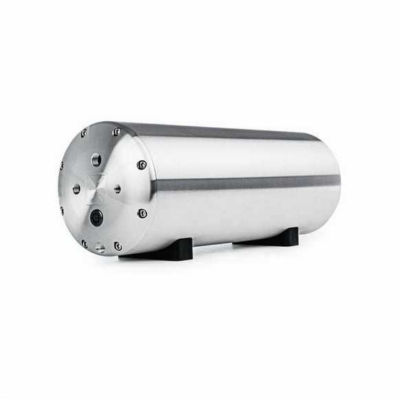 ACCUAIR Air Tank AA-3709 ENDO-Tank; 3 Gallon Capacity; Without Handle; Raw Finish; Aluminum; DOT Rated; 200 Maximum PSI; 6.62 Inch Diameter x 18.3 Inch Length