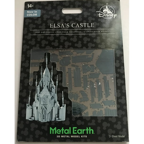 Disney Parks Elsa Castle Metal Earth Model Kit 3D New