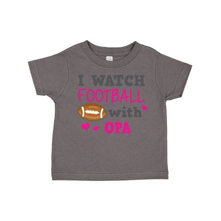 

Inktastic I Watch Football with My Opa Gift Toddler Toddler Girl T-Shirt