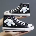 thumbnail image 3 of Zapatos de lona Kawaii Cinnamoroll Kawaii Sanrio 2024, zapatos casuales de moda con dibujos animados de estudiantes japoneses, zapatos deportivos de caña alta para niñas lindas, 3 of 5