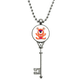 thumbnail image 1 of Collar Colgante Llavero monstruo naranja Universo y extraterrestre Unbranded M, 1 of 3
