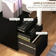 thumbnail image 4 of Vinsetto Steel File Cabinet with Lock Hanging Bar for Letter A4 Legal Size, 4 of 10