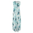 thumbnail image 5 of ICHUANYI Clearance Women Casual Loose Summer Printed Tank Dress Beach Sundress Crewneck Sleeveless Dresses(Green, L) ICHUANYI WER2023081402276, 5 of 5