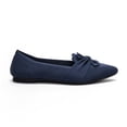thumbnail image 4 of LANCROP Women's Pointed Toe Mesh Ballet Flats Low Heel Wedding Flats Shoes with Bow, 4 of 13