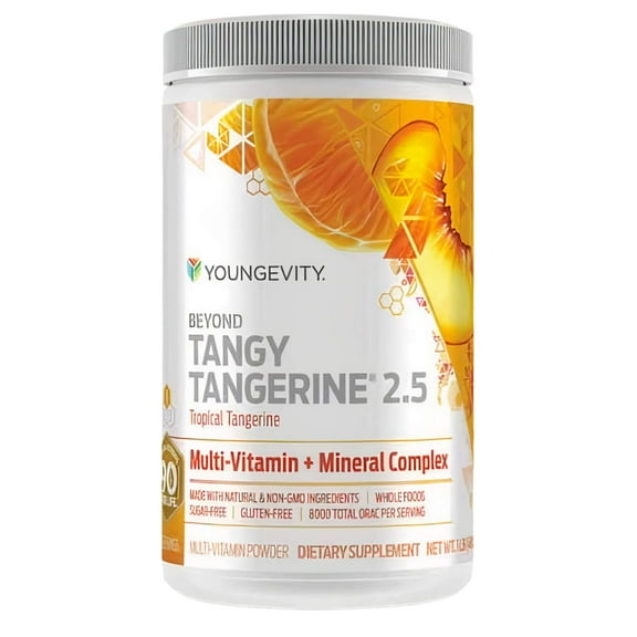 Youngevity Beyond Tangy Tangerine 2.5 Citrus Peach Fusion Multi-Vitamin