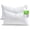 White(pack of 2)-14X24 Inch (Pack of 2), variant on Feathers Down Pillow Inserts 26x26 Set Of 2 Euro Insert With Cotton Shell Soft Decorative Throw For Living Room Sofa Couch Or Bed (white)