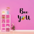 thumbnail image 3 of Babies Bee You Cute Quotes & Sayings Wall Decal Decoration Bee You Be different Vinyl Wall Decal Art Lasts Years and Easily Removable - Size: 36 In(W) x 40 In(H), 3 of 5