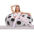 thumbnail image 5 of Cartoon Style Inflatable Folding Chair Football Pattern Outdoor Inflatable Stools, 5 of 6