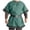 Green, variant on Hurxie Mens Medieval Pirate Shirt Cotton Lace Up Renaissance Shirts Viking Retro Scottish Halloween Costume Tops